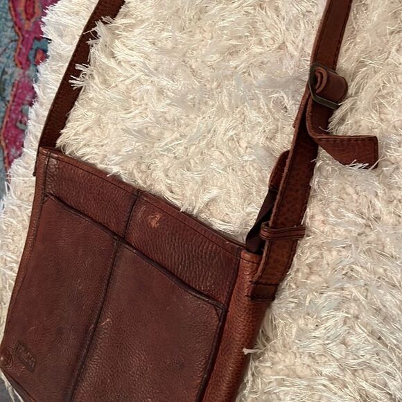 Duluth Trading Co Brown Leather Crossbody Bag - Picture 16 of 16